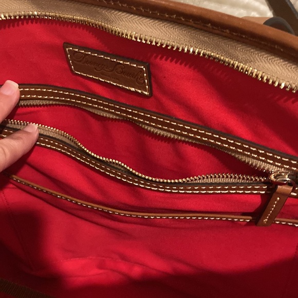 Dooney & Bourke white ostrich tote- like new! - Picture 9 of 13